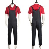 Serie One Piece Monkey. D Luffy Overall Latzhose Cosplay Halloween Karneval Kostüm Set